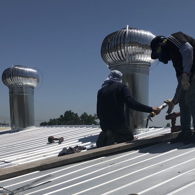 Instalacion De Extractores Eolicos